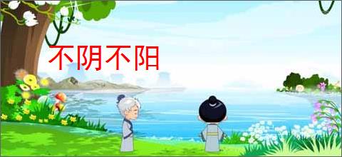 不阴不阳