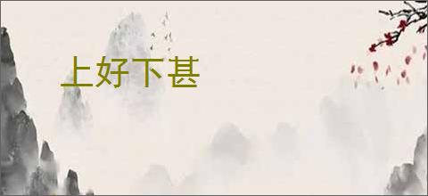 上好下甚