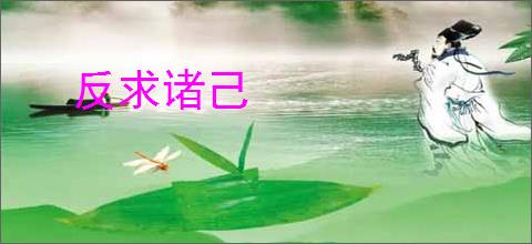 反求诸己